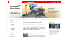 Desktop Screenshot of erdarbeiten-meurer.de